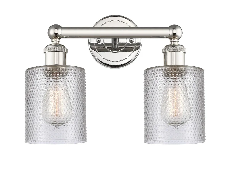 Shock - Resistant Industrial Lighting for Vibrating Machinery AreasEdison Two Light Bath Vanity