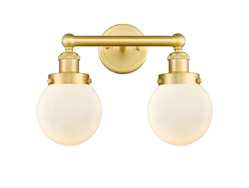 Dust - Resistant Industrial Lighting for Dirty WorkspacesEdison Two Light Bath Vanity