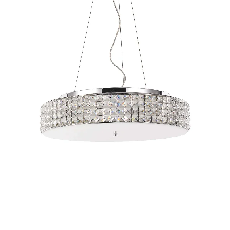 Track lighting with a minimalist track designRoma Centre Ceiling Light - Crystal Fitting