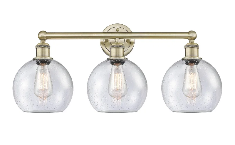 Industrial Lighting for Pharmaceutical ManufacturingDowntown Urban Three Light Bath Vanity