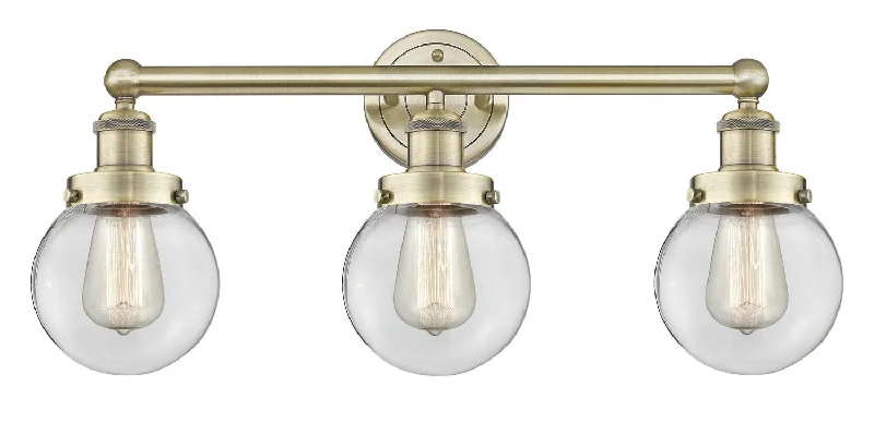 Dust - Resistant Industrial Lighting for Dirty WorkspacesEdison Three Light Bath Vanity
