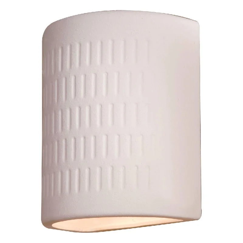 Dust - Resistant Industrial Lighting for Dirty WorkspacesCeramic 10 In. Outdoor Wall Lantern White Finish
