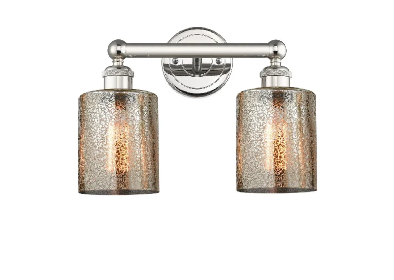 Industrial Pendant Lighting for Machine ShopsEdison Two Light Bath Vanity