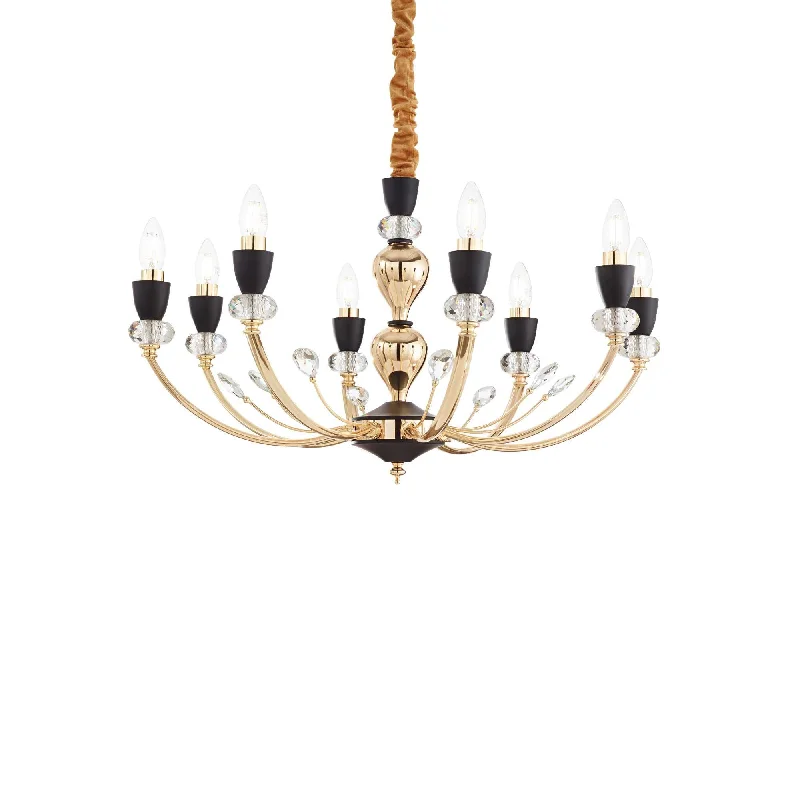 Track lighting for outdoor gardensVanity Chandelier Fitting - Gold Finish