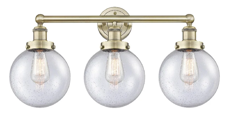 Industrial Exit Sign Lighting for Quick EvacuationEdison Three Light Bath Vanity