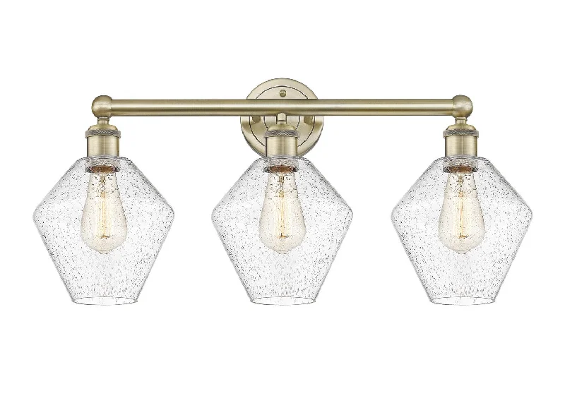 Industrial Ceiling - Mounted Lighting for Assembly PlantsDowntown Urban Three Light Bath Vanity