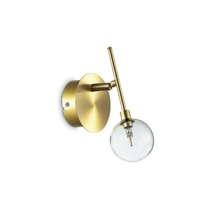 Commercial - grade track lighting for storesindustrial style wall lamps with exposed bulbs for urban loftsMaracas Wall Light - Brass Finish