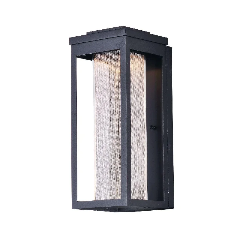Industrial Lighting for Furniture FactoriesSalon LED 15 In. LED Outdoor Wall Sconce 840 Lumens Black Finish