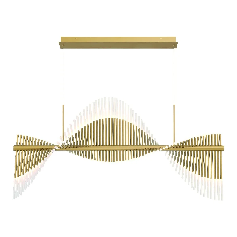 Track lighting for outdoor gardensVoltik 59" 72-Light Chandelier
