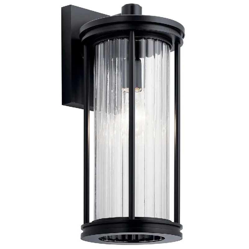 Waterproof Industrial Lighting for Wet AreasBarras 16" outdoor wall sconce black finish