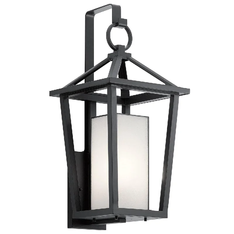 Dimmable Industrial Lighting for Ambiance ControlPai 26 in. Outdoor Wall Light Black Finish