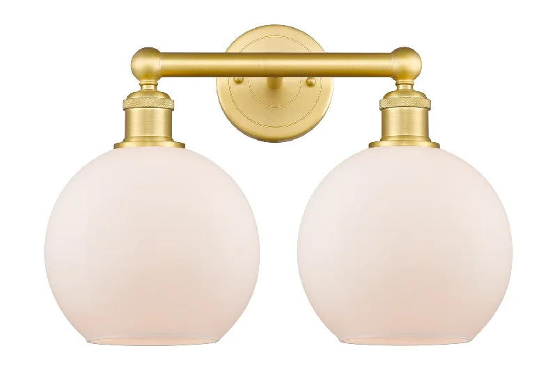 Energy - Efficient Industrial Lighting for Cost - SavingsDowntown Urban Two Light Bath Vanity