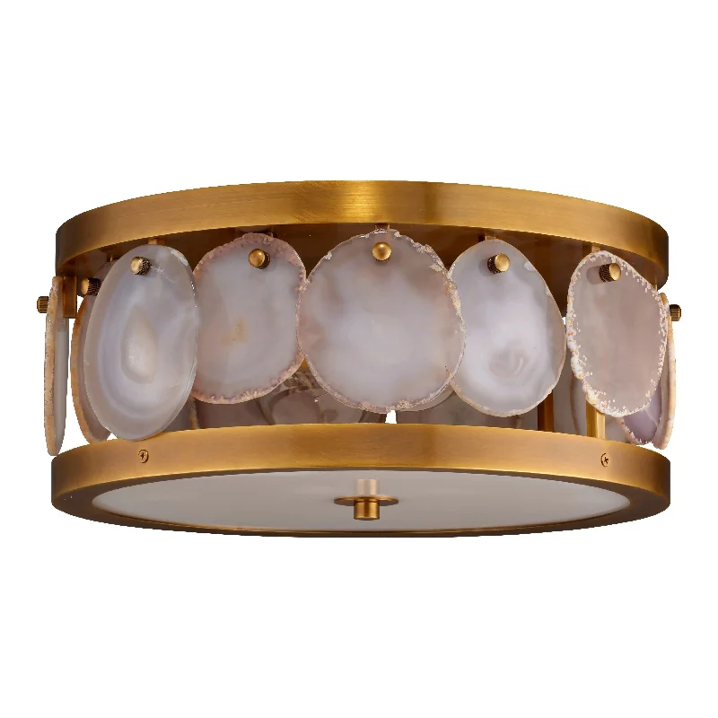 Track lighting with a chunky, bold designUpsala Agate Flush Mount Ceiling Light