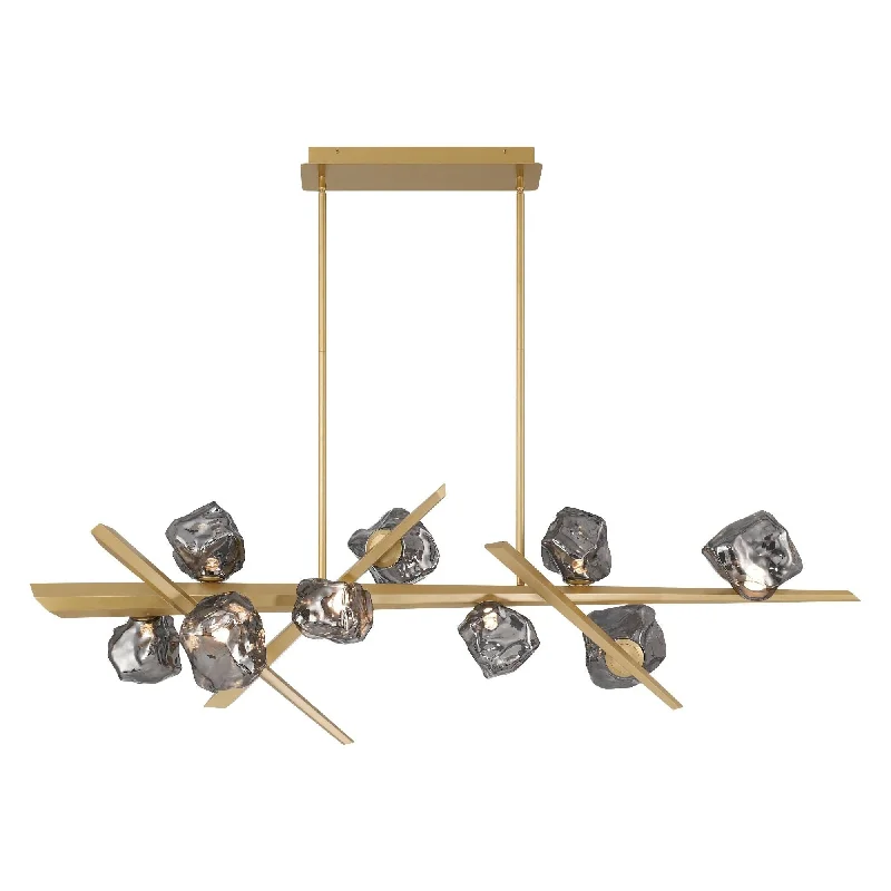 Waterproof track lighting for bathroomsThorah 59" 9-Light Chandelier