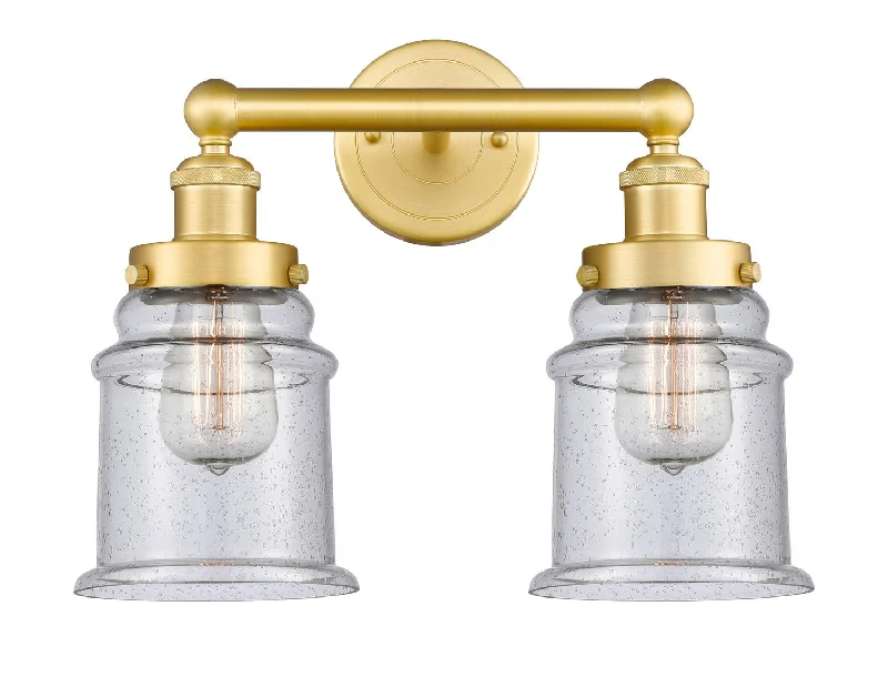 Industrial Lighting for Furniture FactoriesEdison Two Light Bath Vanity