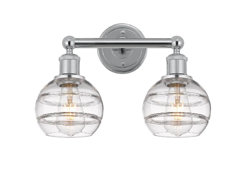 Dust - Resistant Industrial Lighting for Dirty WorkspacesEdison Two Light Bath Vanity