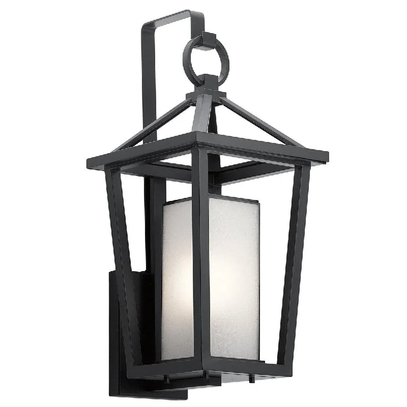 Industrial Lighting for Textile MillsPai 22 in. Outdoor Wall Light Black Finish