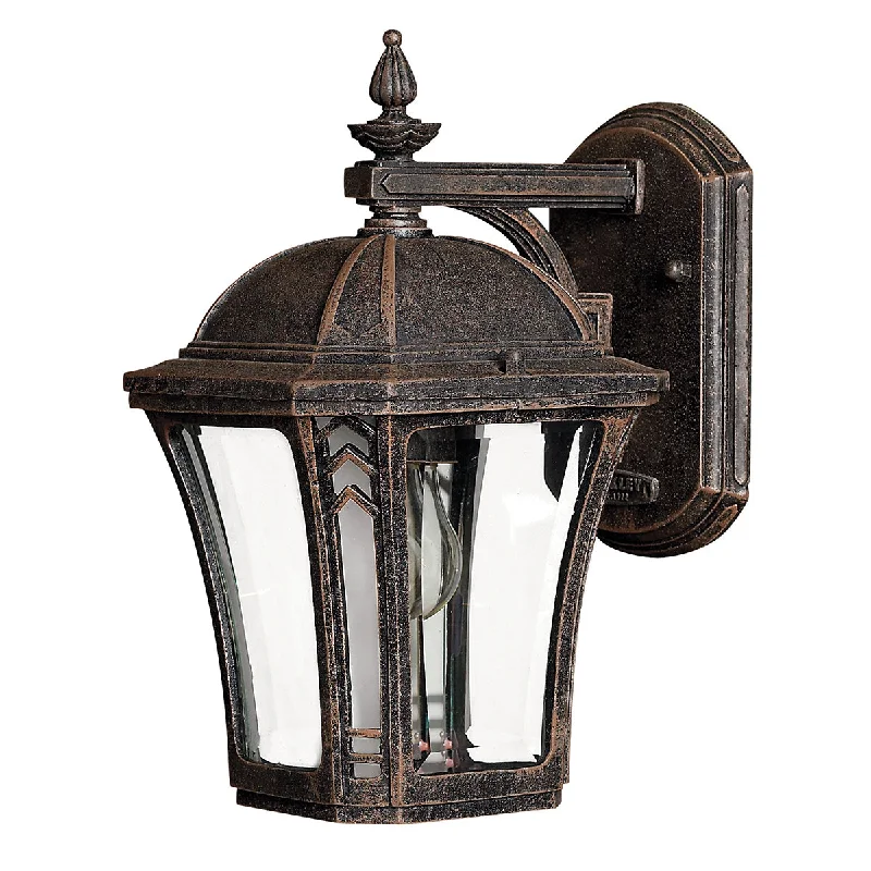 Energy - efficient track lighting fixturesWabash Small/Medium Wall Lantern - Mocha Finish