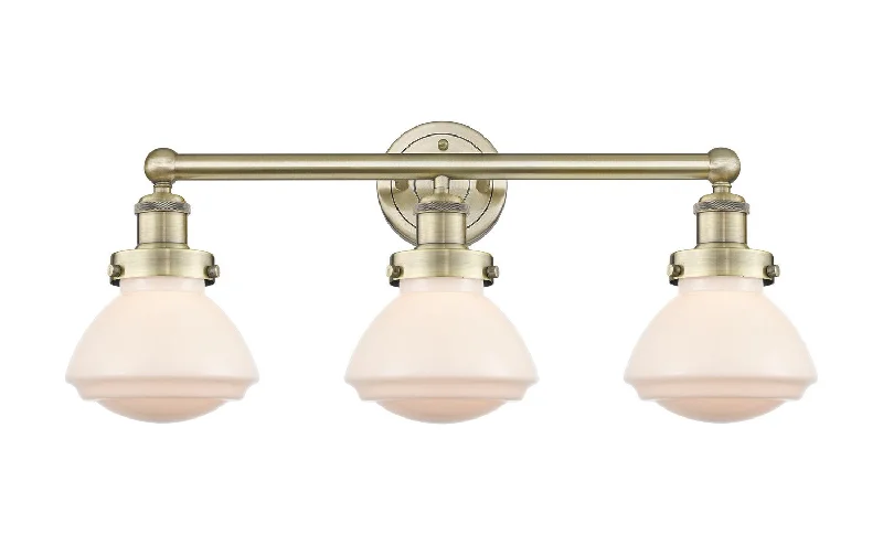 Industrial Lighting for Pharmaceutical ManufacturingEdison Three Light Bath Vanity