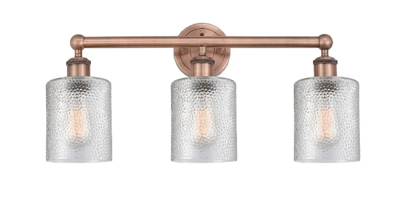 Shock - Resistant Industrial Lighting for Vibrating Machinery AreasEdison Three Light Bath Vanity