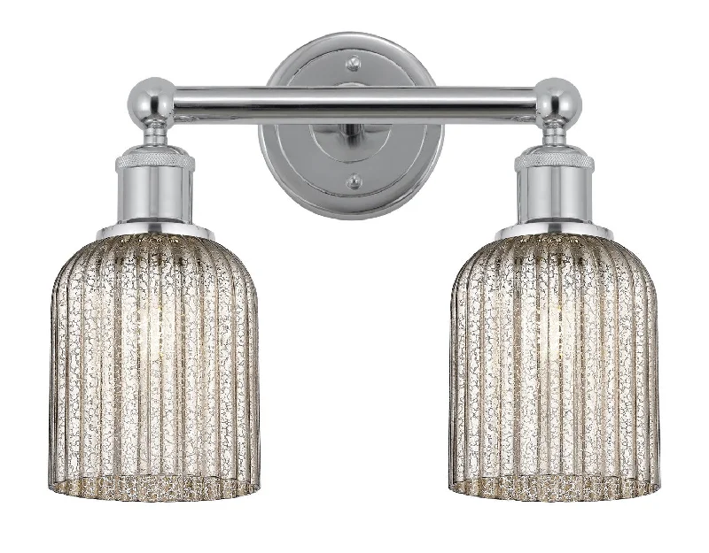 Industrial Lighting with High CRI (Color Rendering Index) for True Color PerceptionEdison Two Light Bath Vanity