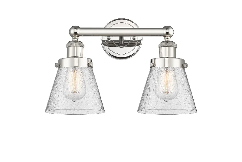 Dimmable Industrial Lighting for Ambiance ControlEdison Two Light Bath Vanity