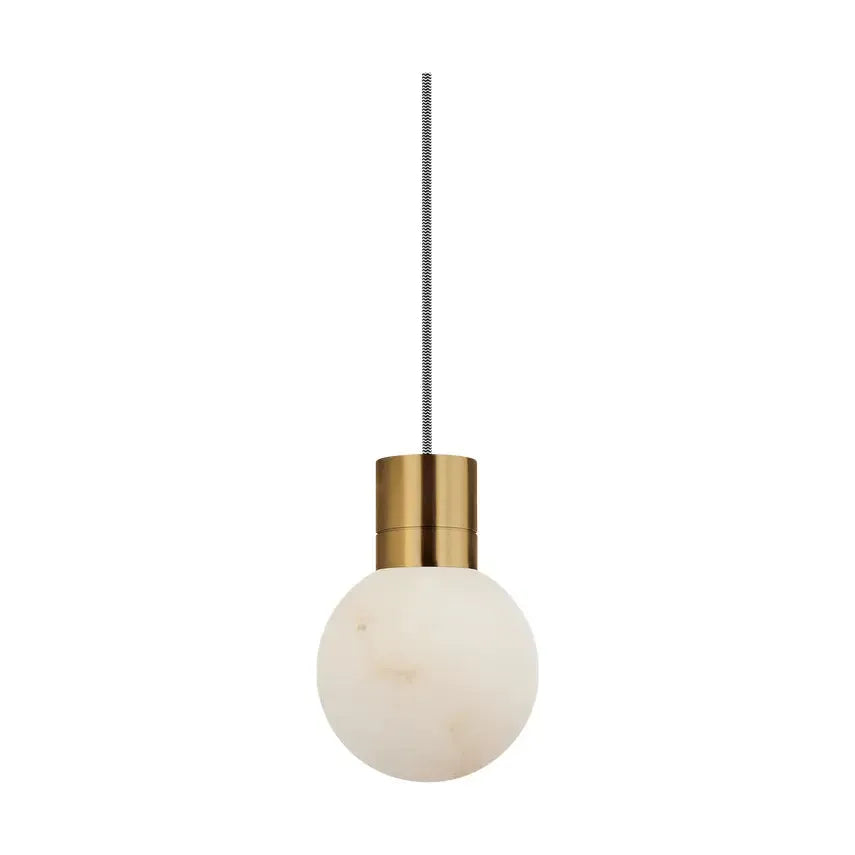 Track lighting for highlighting bookcasesMina Alabaster Small Pendant