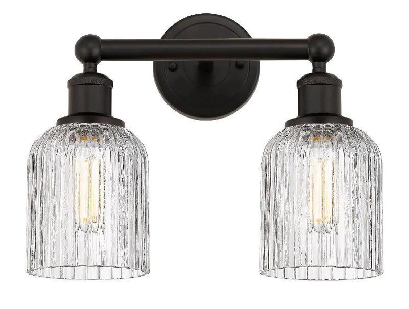 Industrial Lighting for Textile MillsEdison Two Light Bath Vanity
