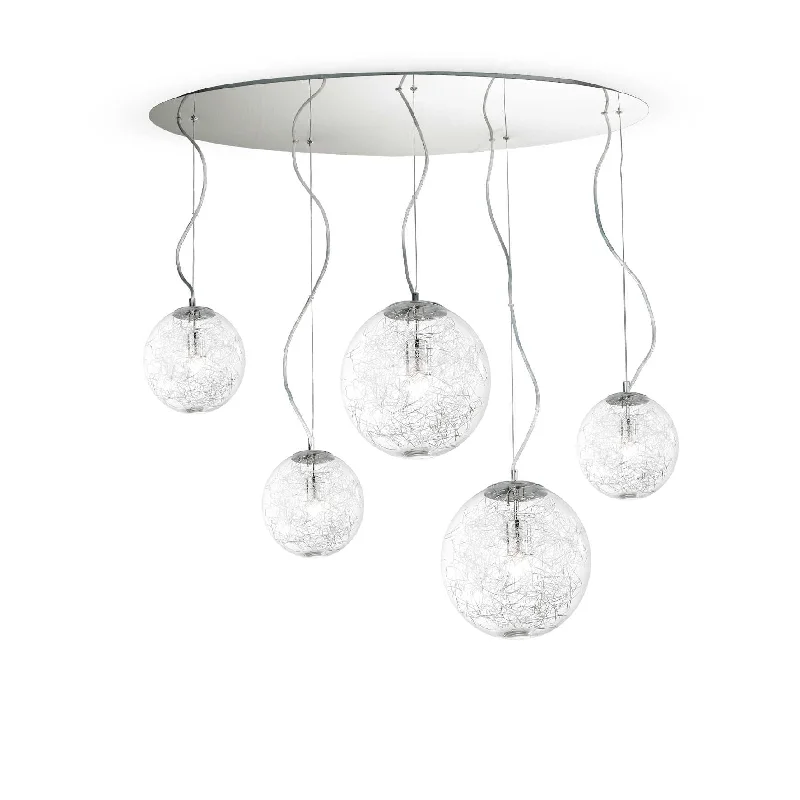 Adjustable track lighting for living roomsMapa Cluster Fitting - Chrome Finish