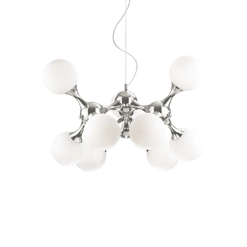 Track lighting for updating office lobbiesNodi Centre Ceiling Light - White/Brass/Chrome Finish