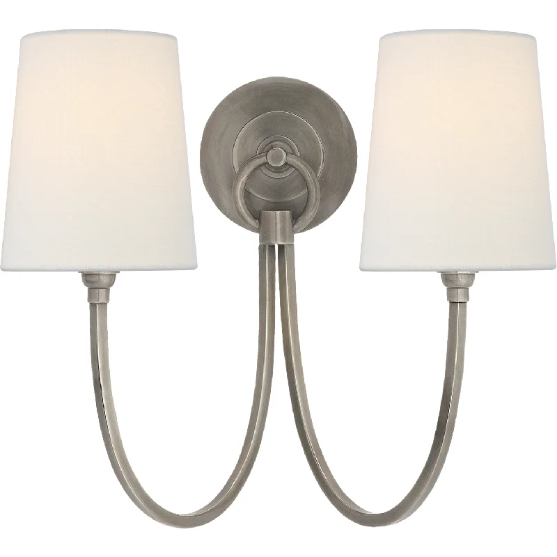 Track lighting with a chunky, bold designReed Double Sconce