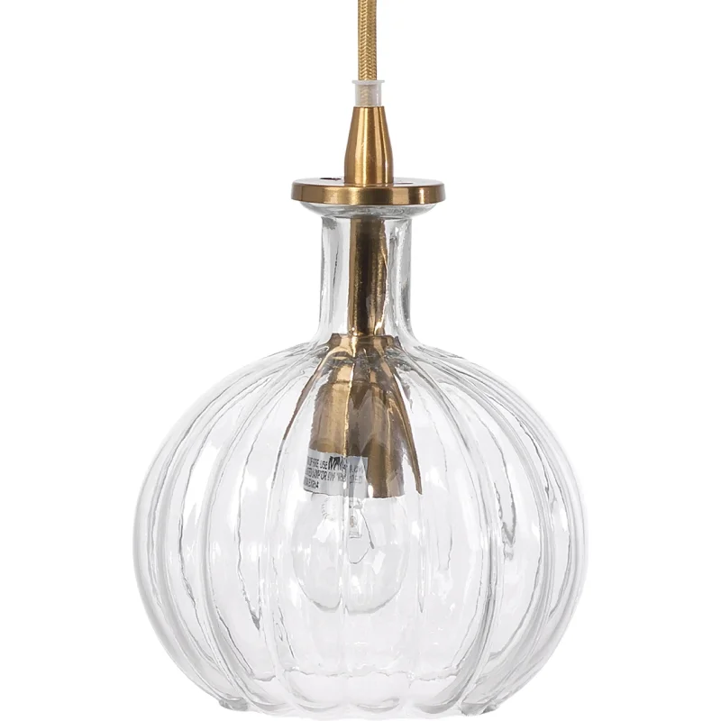 High - lumen track lighting for bright spacesSophia Carafe Pendant
