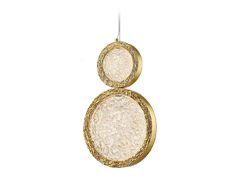 Track lighting with a brushed nickel finishBottega Double Pendant