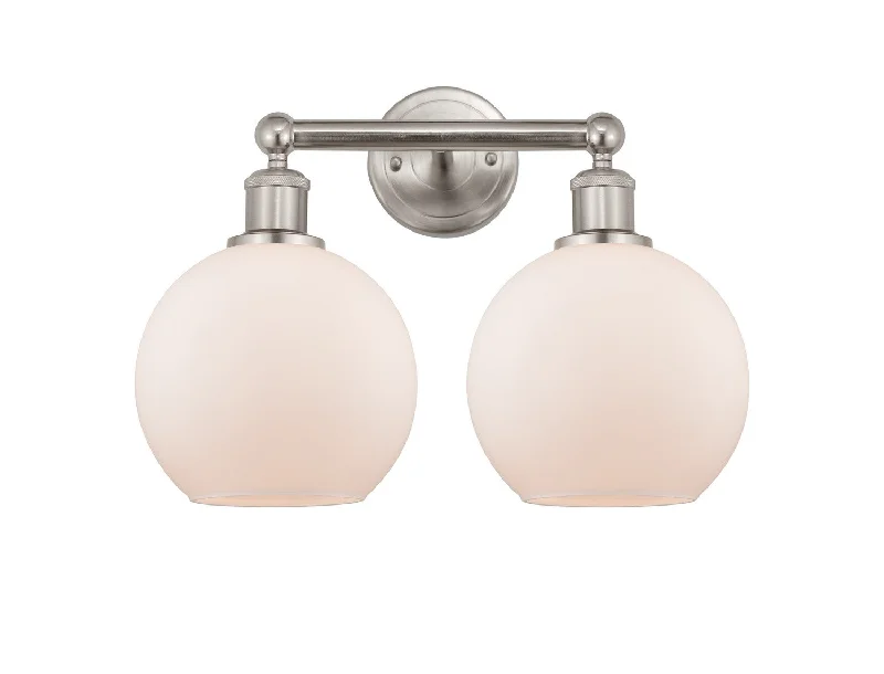 Dimmable Industrial Lighting for Ambiance ControlDowntown Urban Two Light Bath Vanity