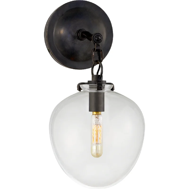 Track lighting for high - ceiling spacesKatie Small Acorn Sconce