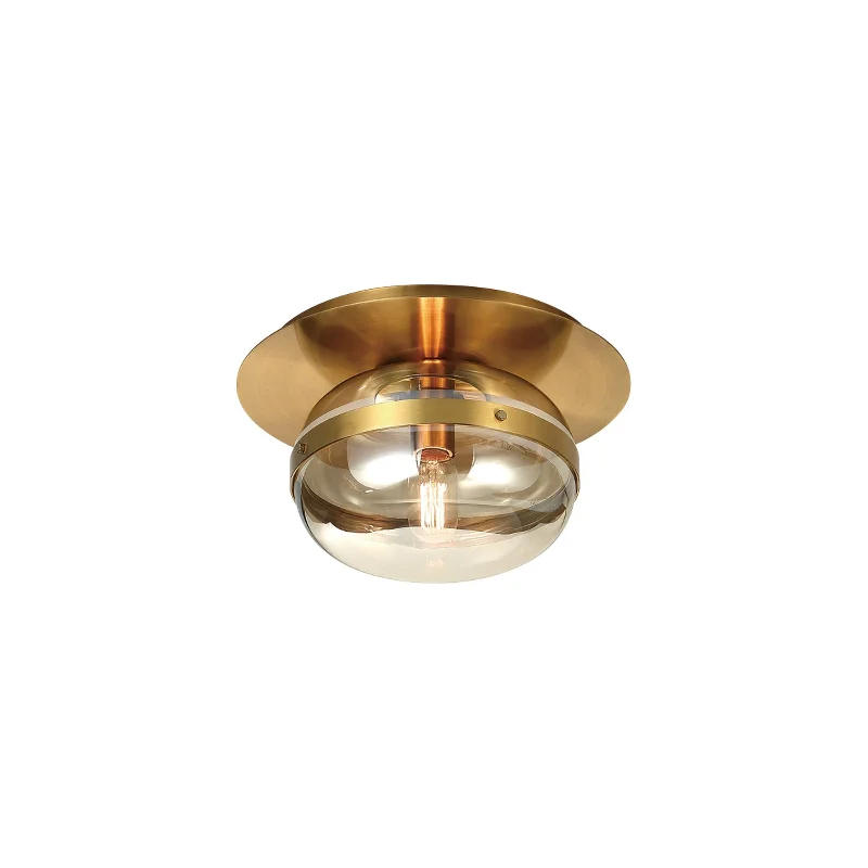 Track lighting with a minimalist track designNottingham 10" 1-Light Flush Mount