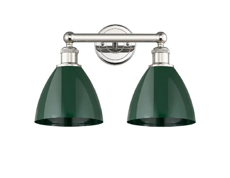 Industrial Ceiling - Mounted Lighting for Assembly PlantsDowntown Urban Two Light Bath Vanity