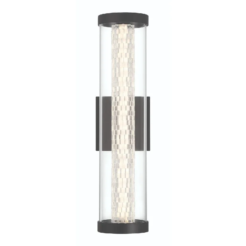 Industrial Emergency Lighting for Safety in FactoriesSavron 18 in. LED Outdoor Wall Light black Finish