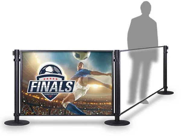 Track lighting with motion - sensor capabilitiesCafé Barrier Acrylic Panels (Fits 50mm Posts)
