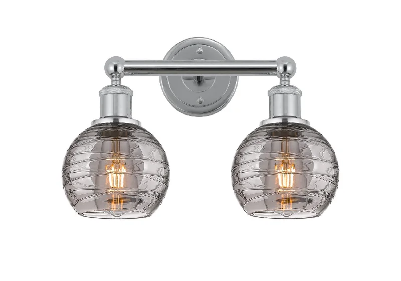Industrial Lighting for Textile MillsEdison Two Light Bath Vanity