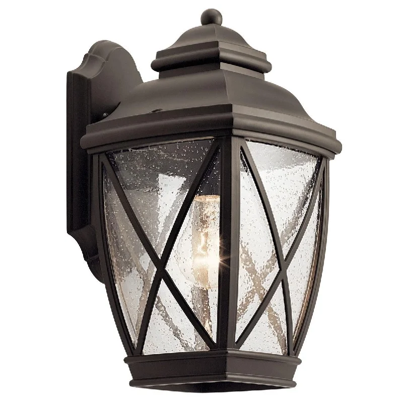 Industrial Lighting with High CRI (Color Rendering Index) for True Color PerceptionTangier 14 in. Outdoor Wall Sconce Old Bronze Finish