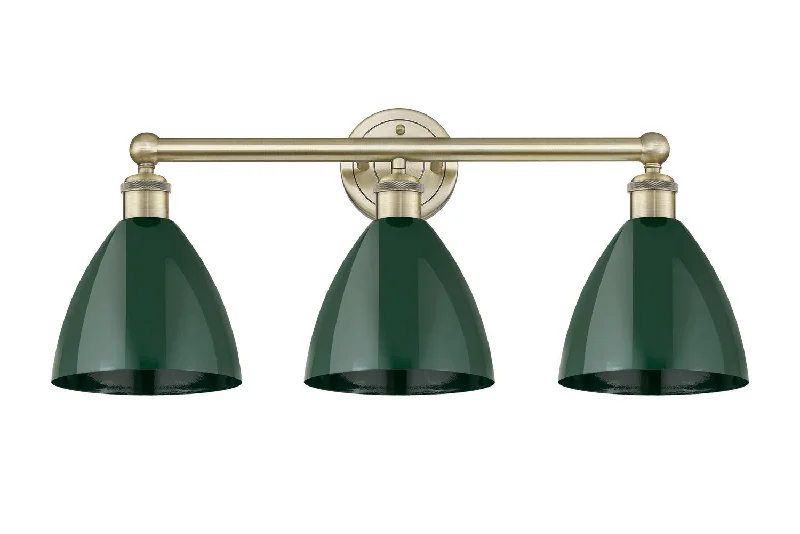 Corrosion - Resistant Industrial Lighting for Coastal FactoriesDowntown Urban Three Light Bath Vanity