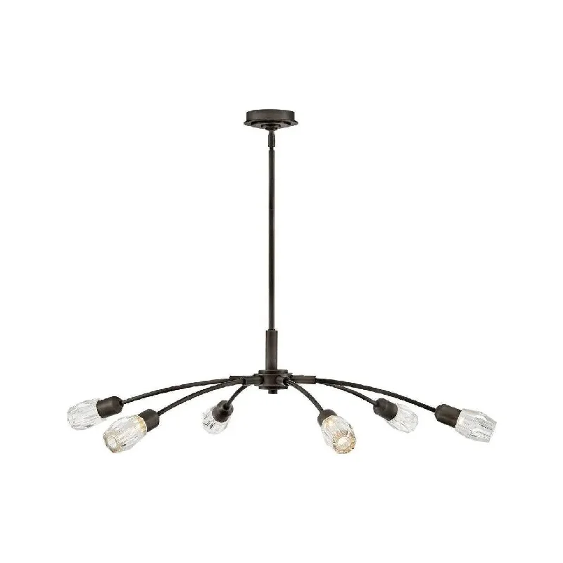 Track lighting with a chunky, bold designAtera LED Chandelier