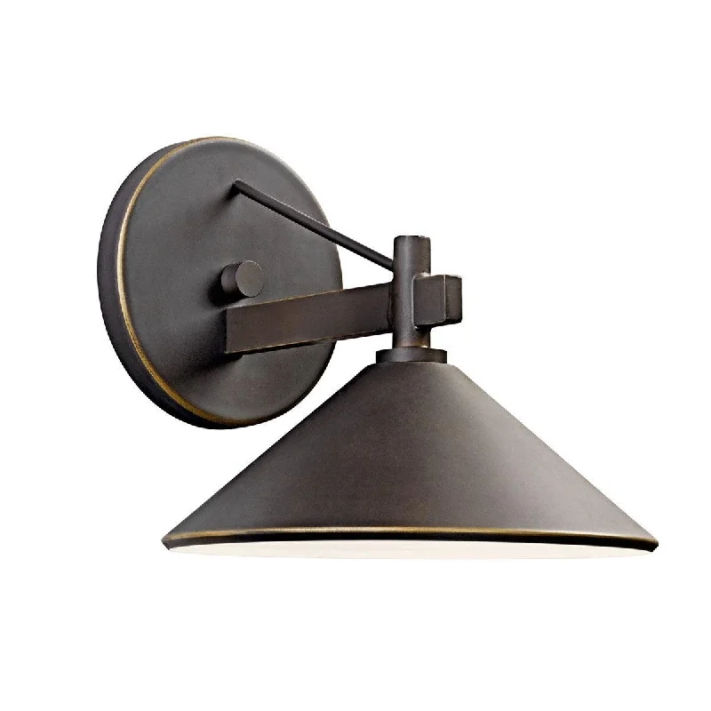 Low - Bay Industrial Lighting Fixtures for Small FactoriesRipley 8 in. Outdoor Barn Light Old Bronze Finish