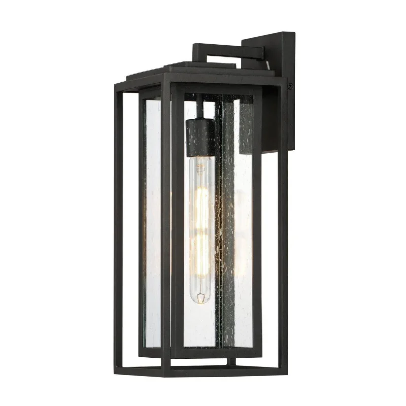 Industrial Lighting for Pharmaceutical ManufacturingCabana 18 in Outdoor Wall Sconce Black Finish