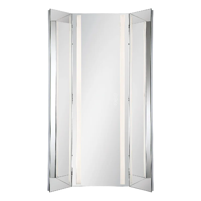 High - lumen track lighting for bright spacesTrias 43.5x60" LED Mirror
