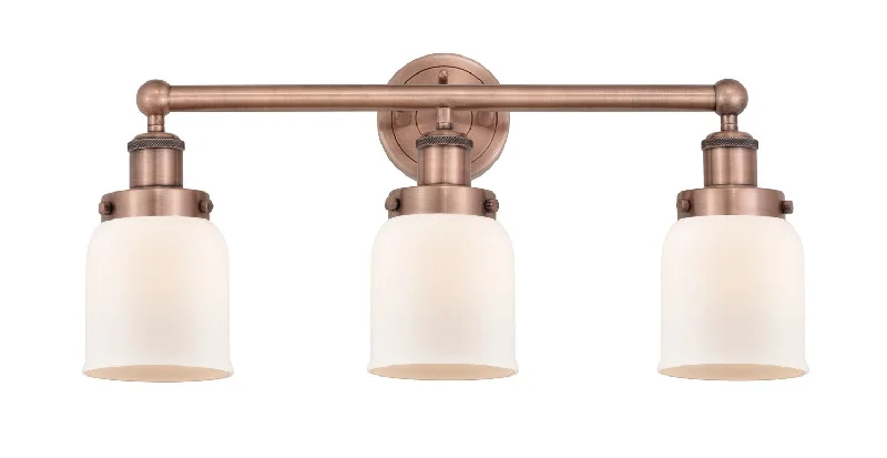 Industrial Lighting for Furniture FactoriesEdison Three Light Bath Vanity