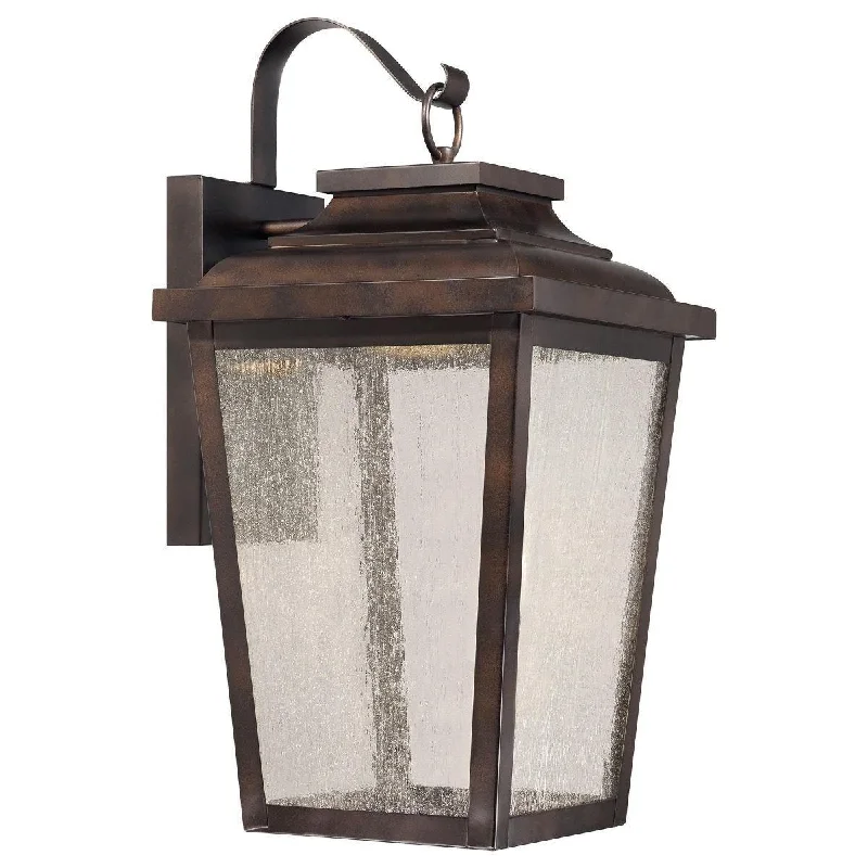 Industrial Lighting for Electronics ManufacturingIrvington Manor 21 in. LED Outdoor Wall Lantern Bronze Finish