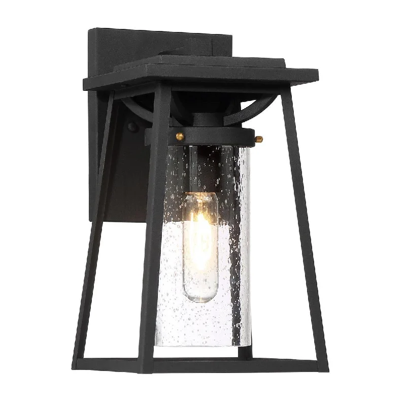 Explosion - Proof Industrial Lighting for Hazardous LocationsLanister Court 13 in. Outdoor Wall Lantern Black & Gold Finish