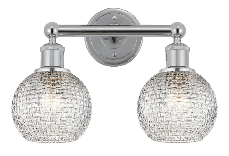 Low - Bay Industrial Lighting Fixtures for Small FactoriesEdison Two Light Bath Vanity